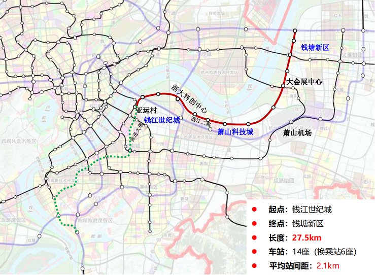 杭州地铁12号线_杭州地铁线路明细_杭州地铁站号线