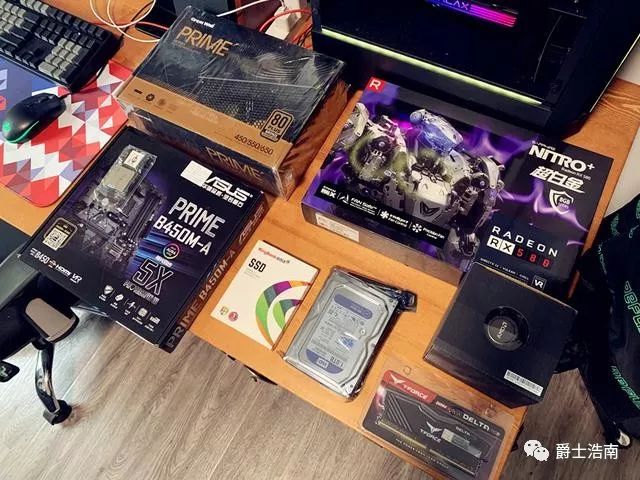 高性价比显卡 4000元组装锐龙高性价比游戏电脑，16线程处理器配588显卡！