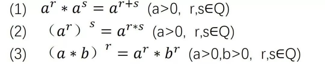 指数函数运算法则 指数幂的运算法则