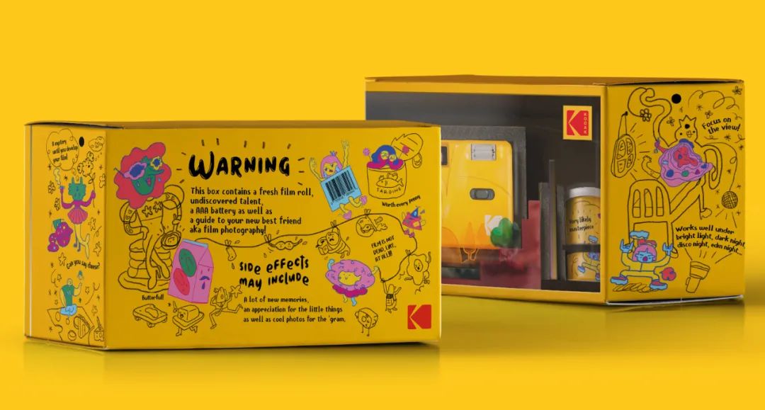 包装设计与美学 | 柯达傻瓜相机包装设计