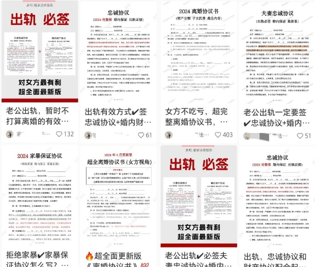 卖夫妻协议虚拟资料，9000+粉丝变现30W！3667 作者:福缘资源库 帖子ID:112831 