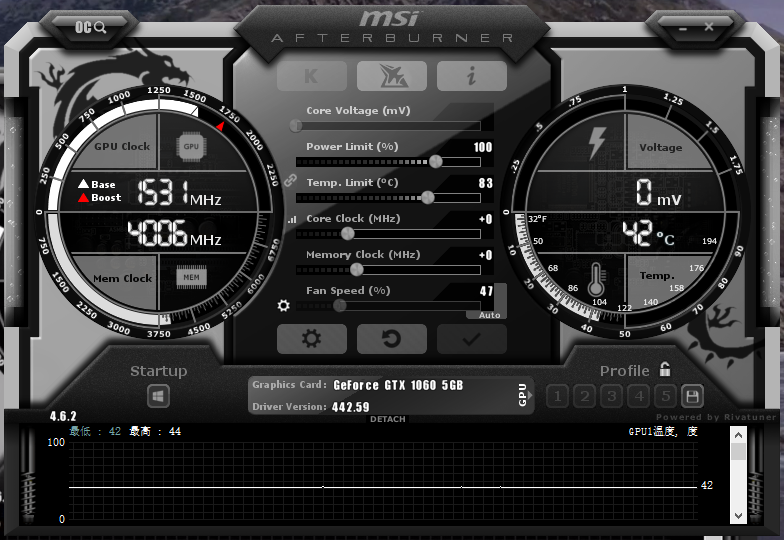 msiafterburner监控_MSI AFTERBURNER游戏检测软件教程_Windows显卡超频软件使用