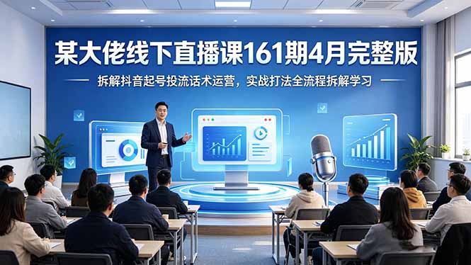 4月完整版，拆解抖音起号投流话术运营，实战打法全流程拆解学习